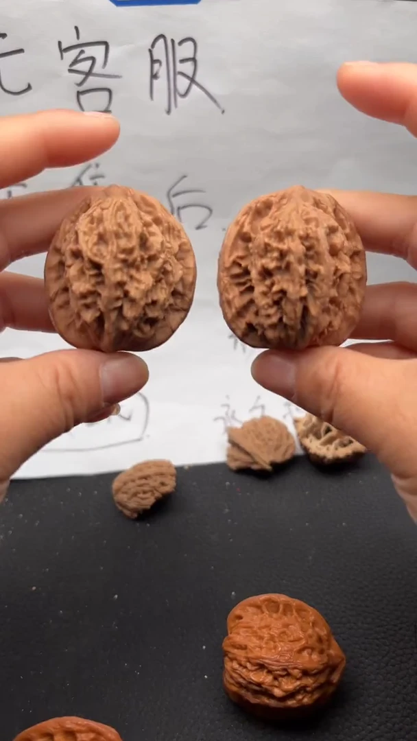 把件文玩核桃286虎头