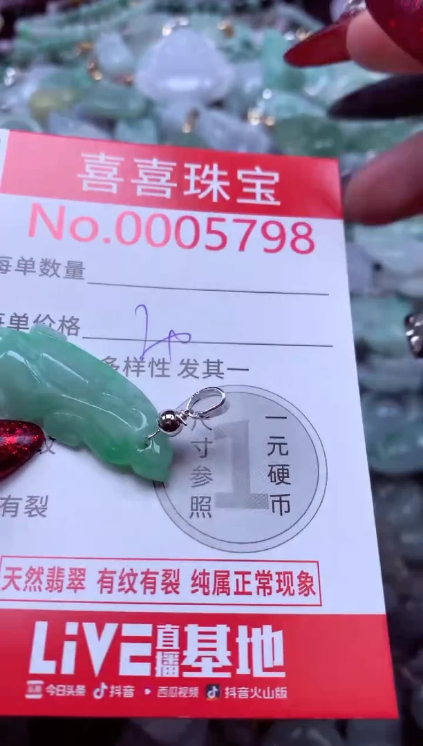 颈饰未镶嵌翡翠5798