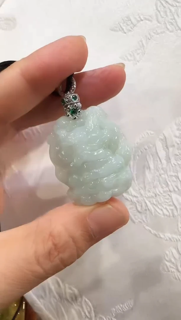颈饰未镶嵌翡翠国风