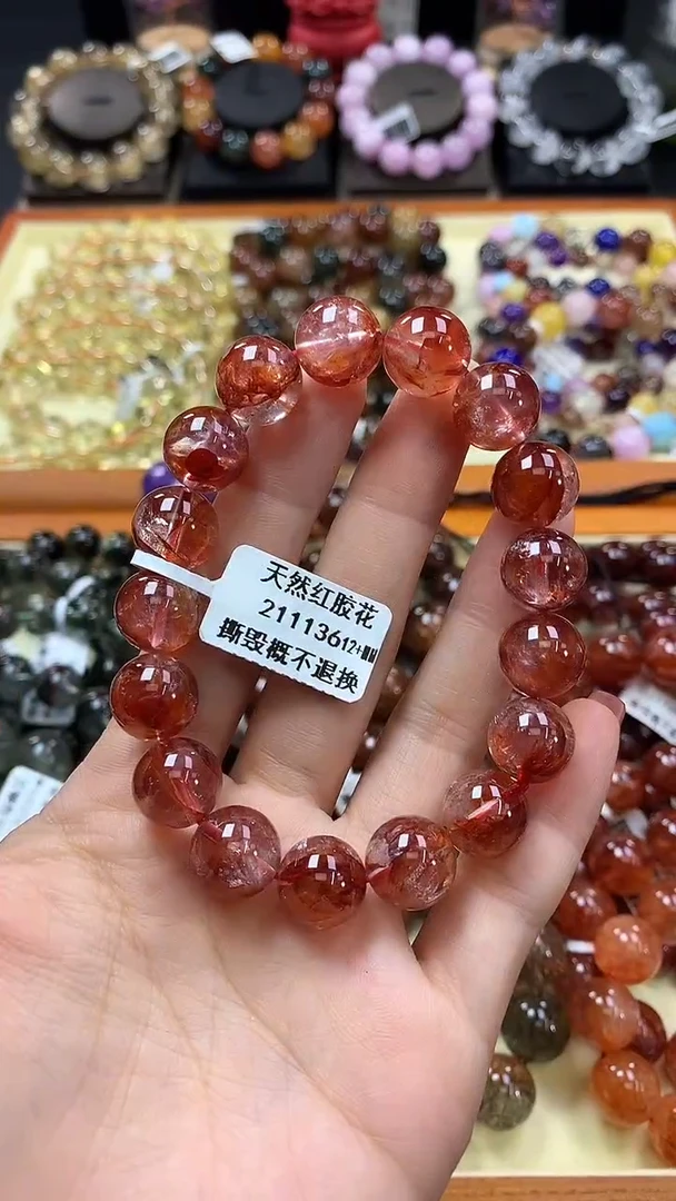 未镶嵌手链水晶12*