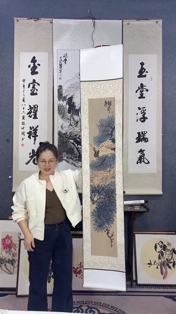 国画175*32吴铁成作品