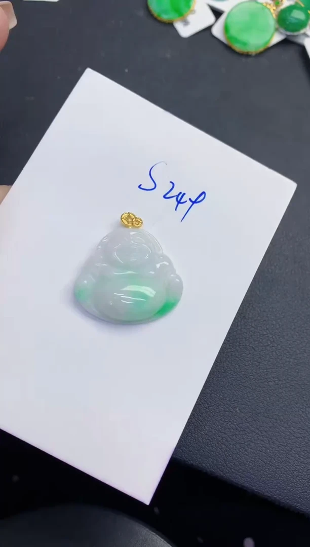 颈饰未镶嵌翡翠缅甸天然翡翠A货