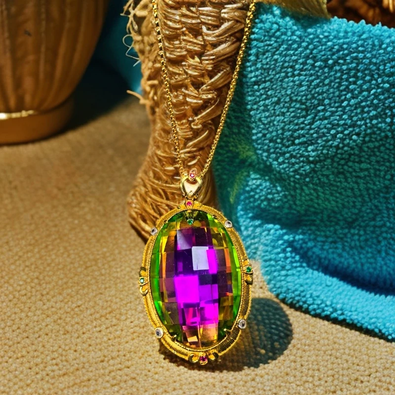 古C034顶奢缅古馆藏美丽首饰配礼盒配链子