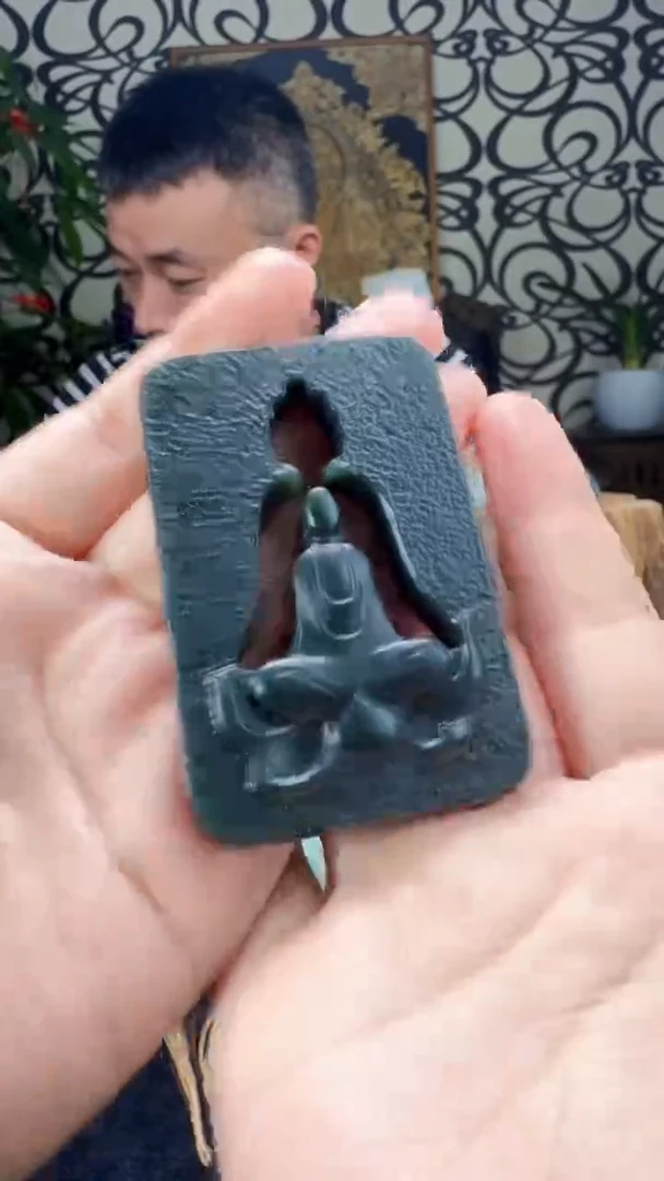 未镶嵌和田玉挂件无相