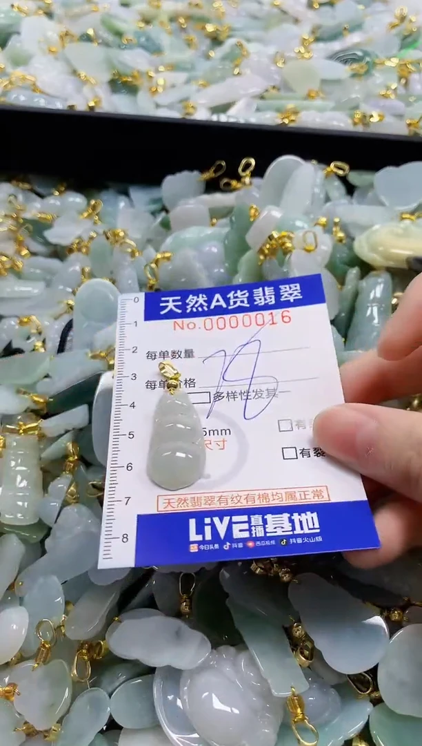 颈饰未镶嵌翡翠天然A货翡翠
