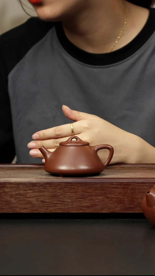 紫砂茶壶底槽清 小子冶石瓢 李