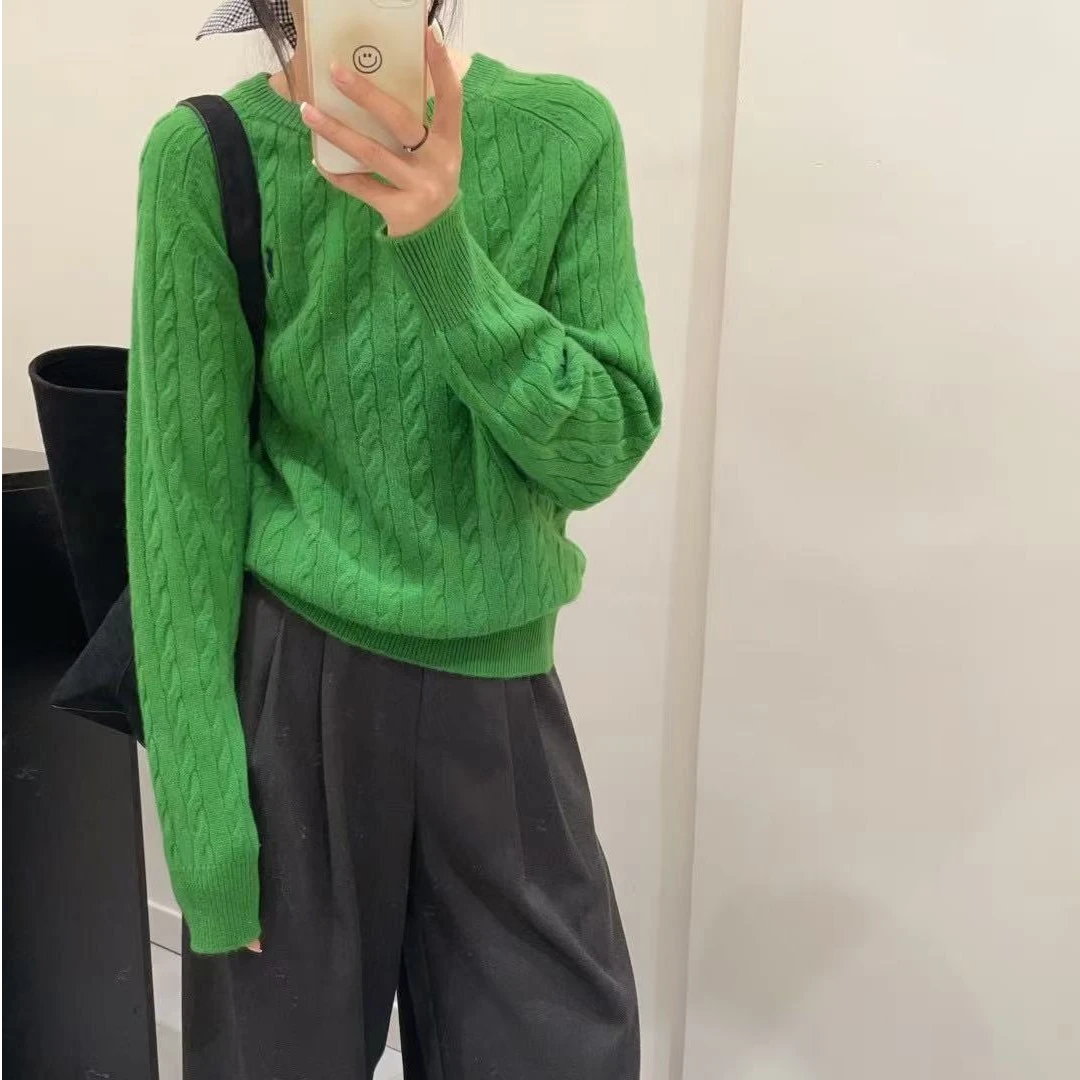 韩系圆领毛衣针织衫