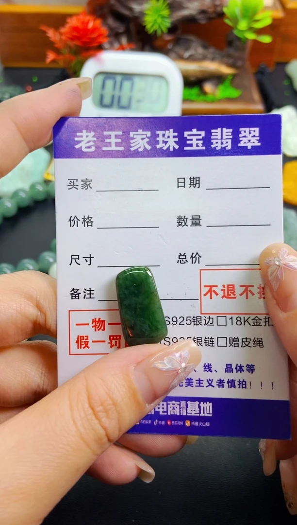 【闪购商品】翡翠颈饰未镶嵌料子