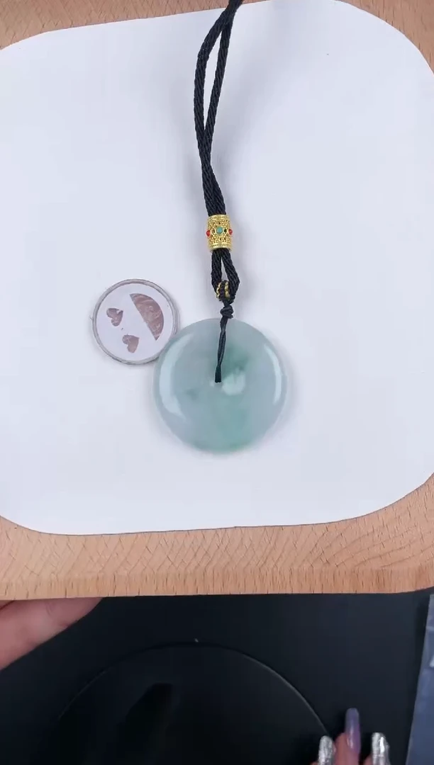 翡翠未镶嵌颈饰孤品-16