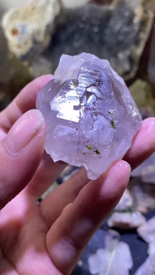 未镶嵌珠宝半成品水晶30号四川美姑超七花园水晶