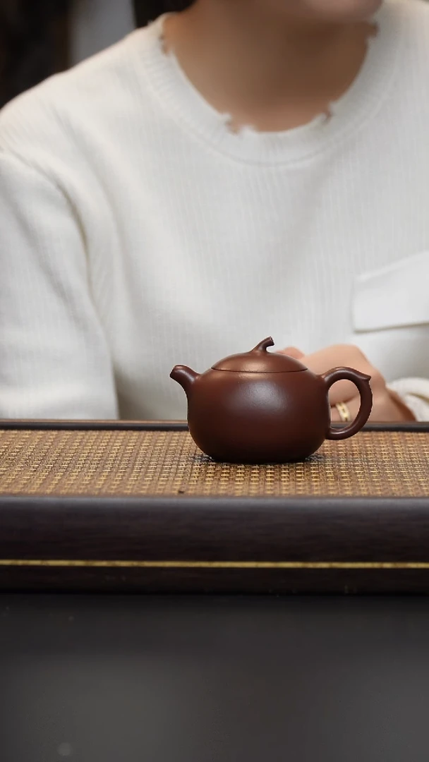 茶壶紫砂紫砂 老脂泥 茄瓜