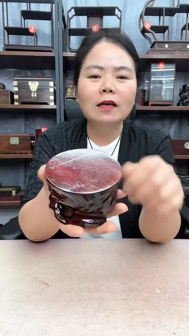 鸡翅木类端景台0044小李子红木工艺品