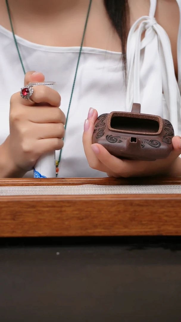 茶壶紫砂彭*军原矿手工制作紫砂作品