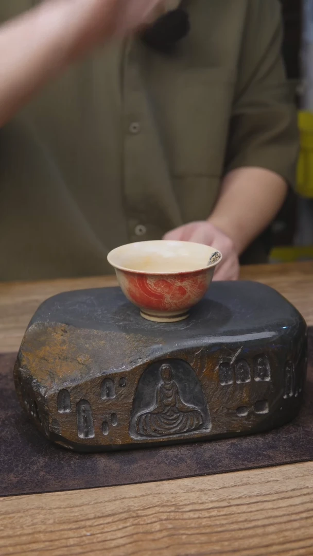 龙女礼佛图福利压手杯