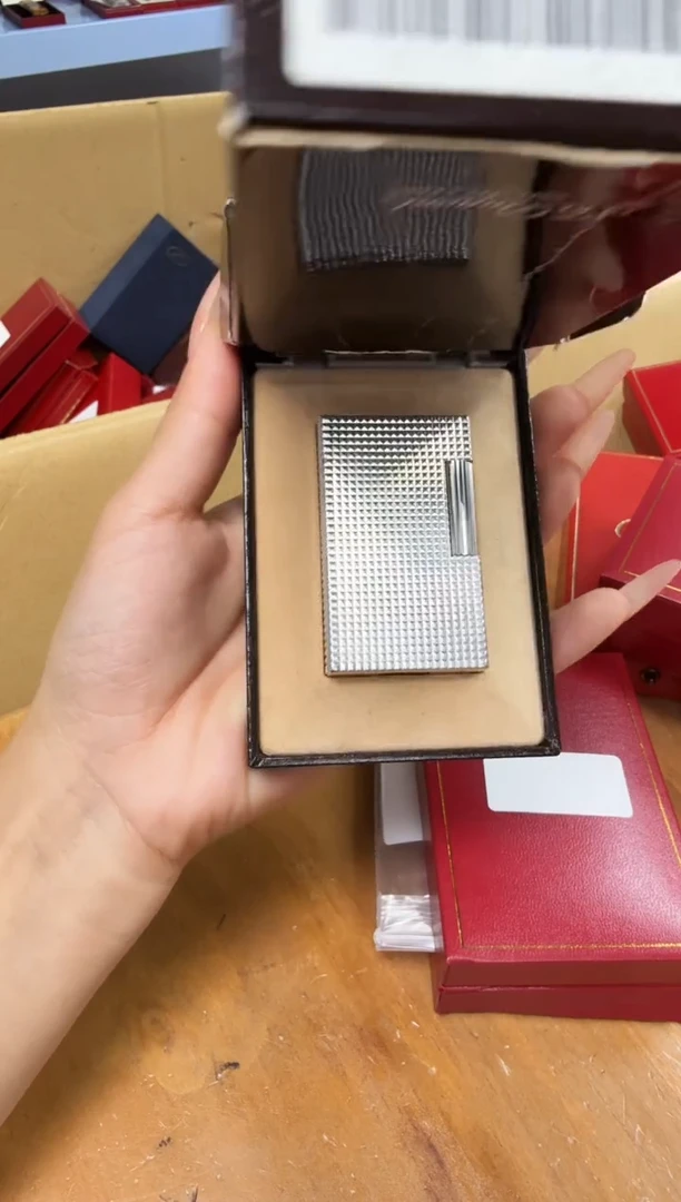 纯铜47 都家L1大号银巴黎丁 原盒