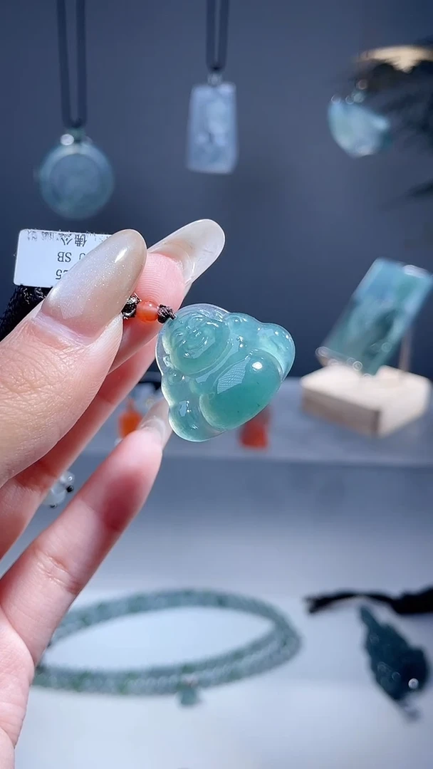 颈饰未镶嵌翡翠佛公 多样性发1