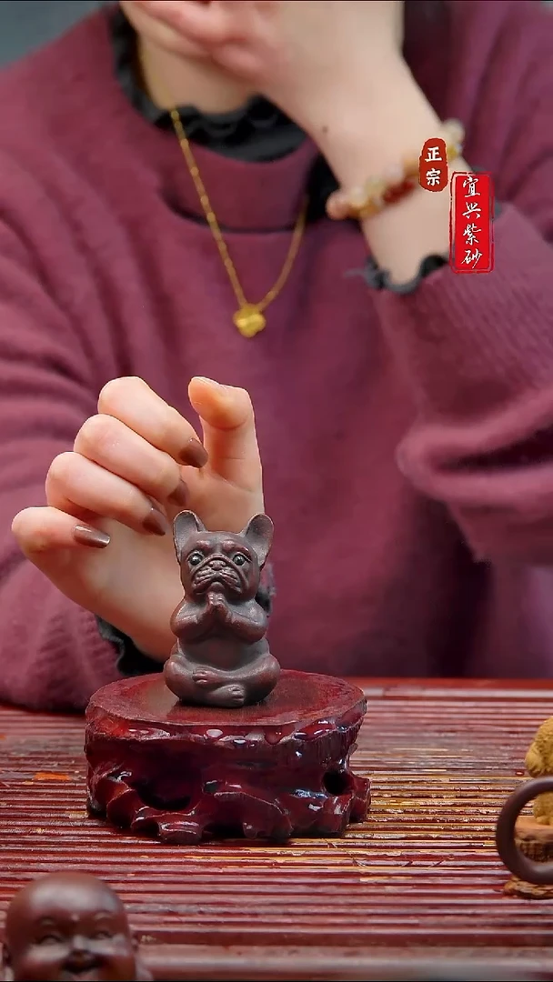 紫砂茶宠宜兴紫砂茶宠摆件