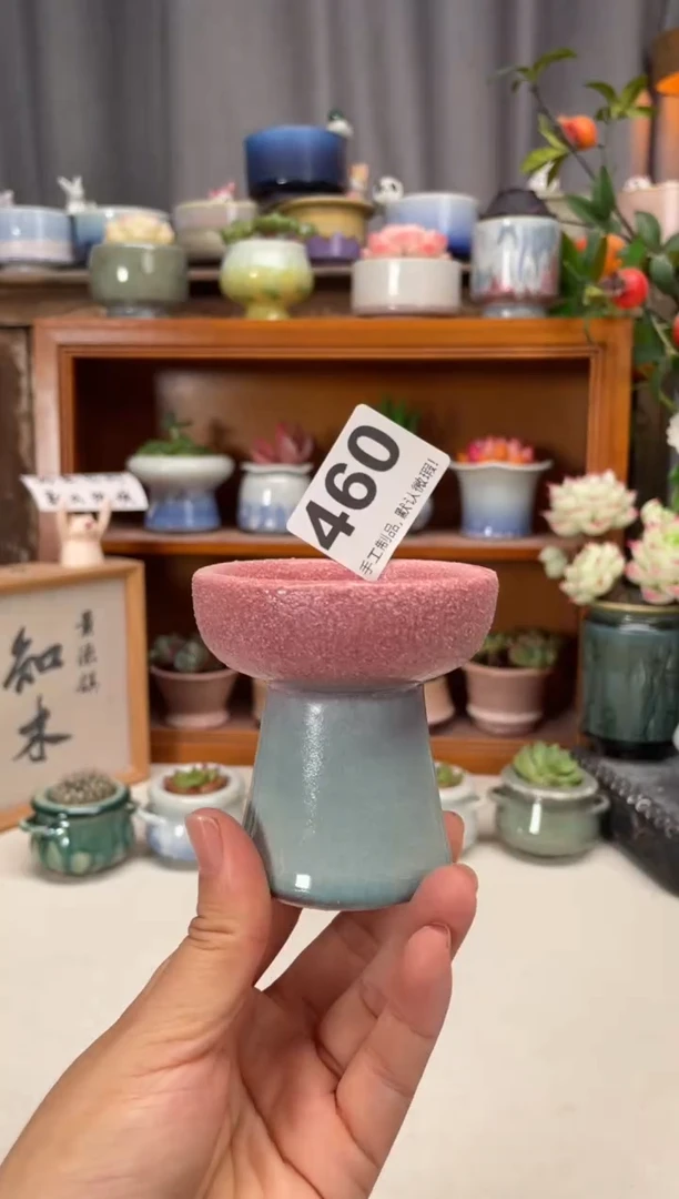 瓷片460知木小芳花盆