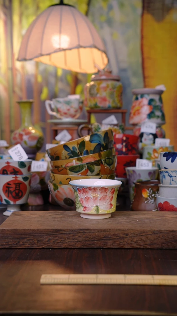 摆件泥垚手作 景德镇手工手绘器物