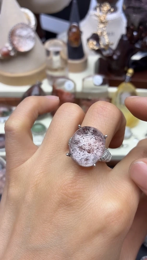 银S925镶嵌珠宝半成品水晶水晶水晶