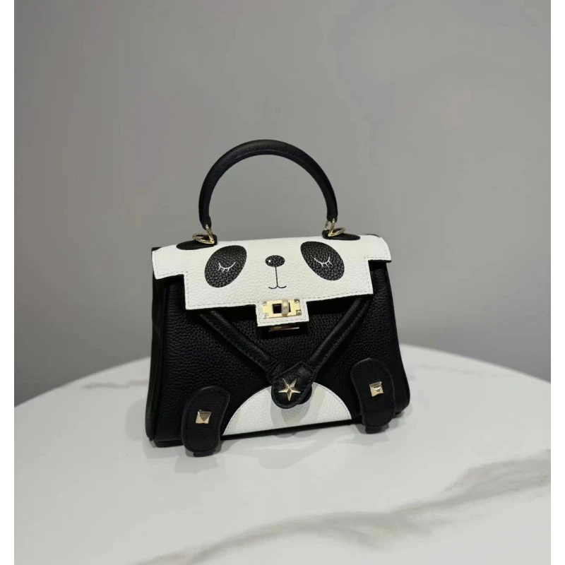 【瑞熙高定】XKY-3972-熊猫包-轻奢小众设计感时尚百搭ins女士包