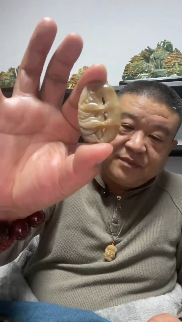 吊坠(赠链)未镶嵌和田玉竹节吊坠节节高升