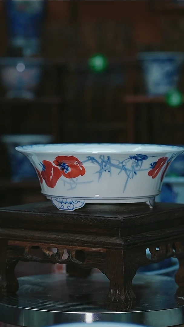 【闪购商品】其他手绘陶瓷内口13.5高5.3深