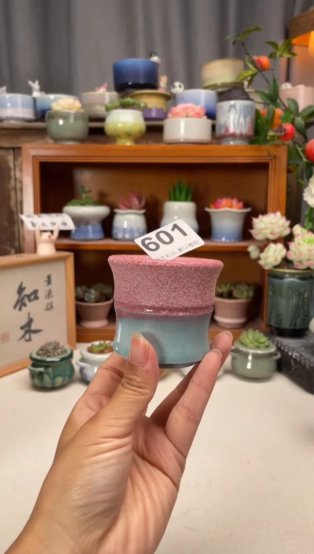 瓷片601知木小芳花盆
