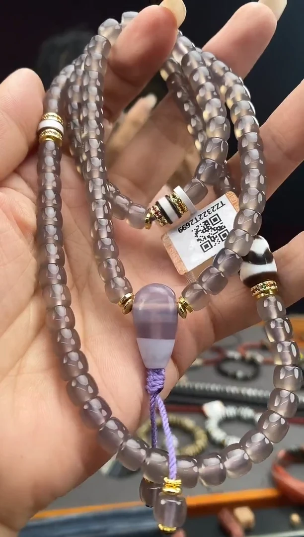 玛瑙/玉髓颈饰未镶嵌-1003-80 Y 多样性发