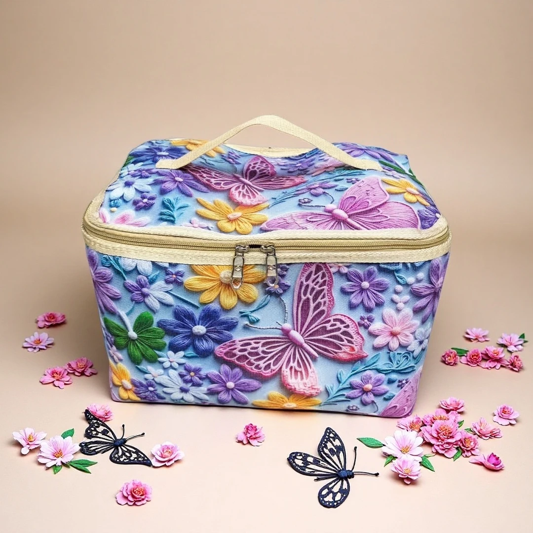 30升加厚拉链包内衣化妆品玩具杂物收纳手提外出旅游收纳