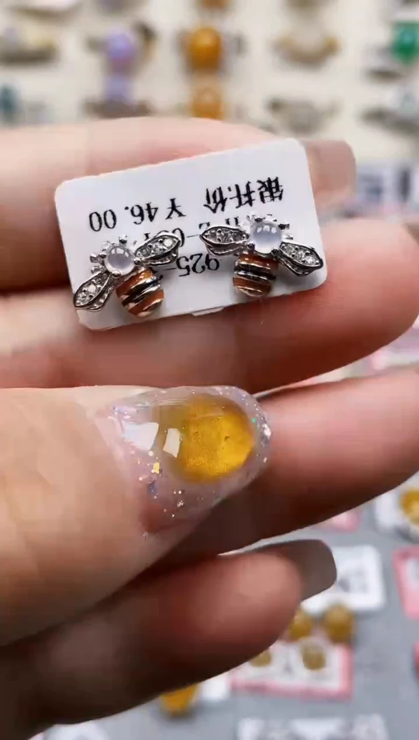 银S925镶嵌戒指翡翠3115