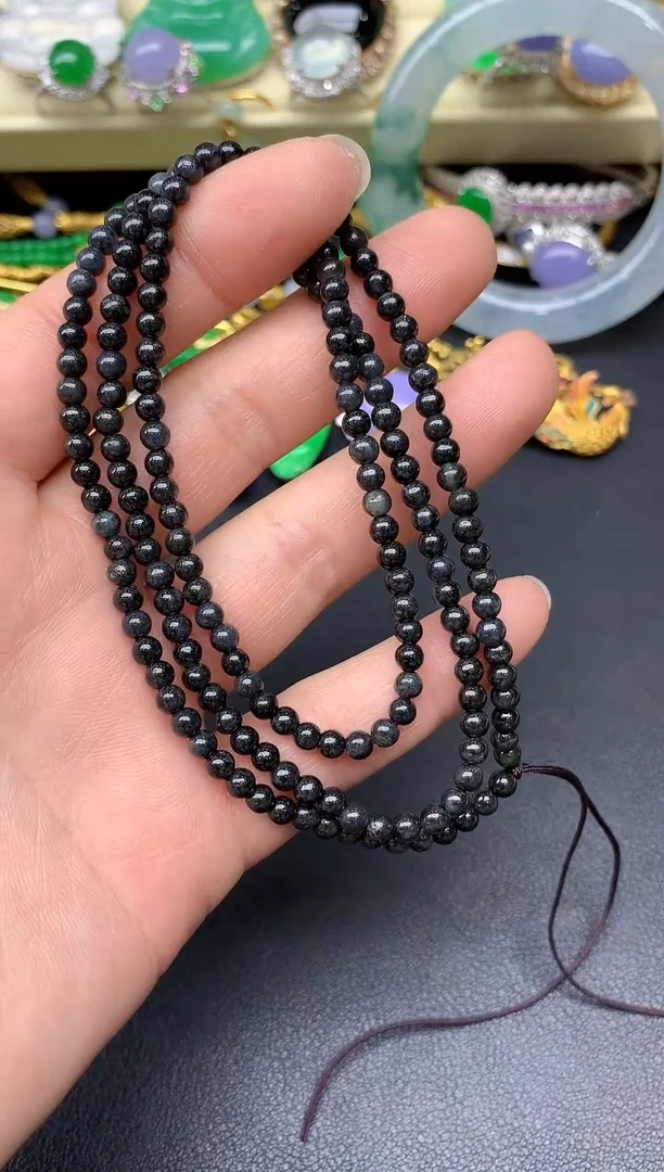 未镶嵌手串翡翠3-雪姐翡翠天天见