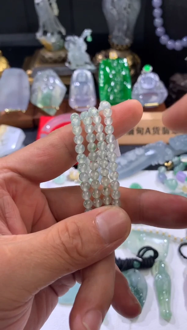 项链未镶嵌翡翠天然翡翠珠链