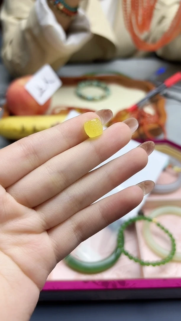 裸石蜜蜡未镶嵌蜜蜡桶珠配饰8*9mmGW