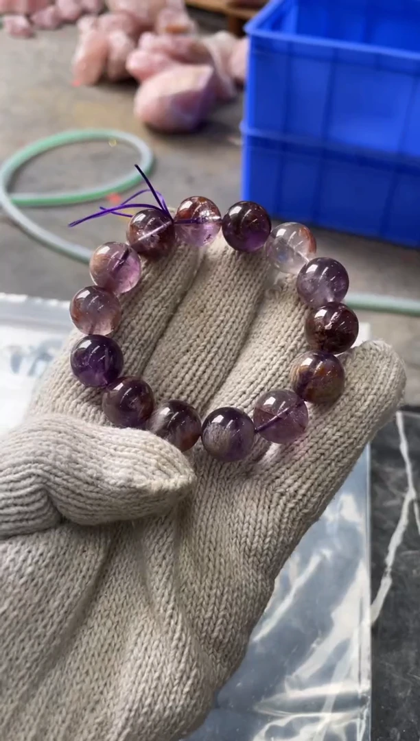 【闪购商品】水晶手串未镶嵌天然极光23水晶手串拍3单99发1