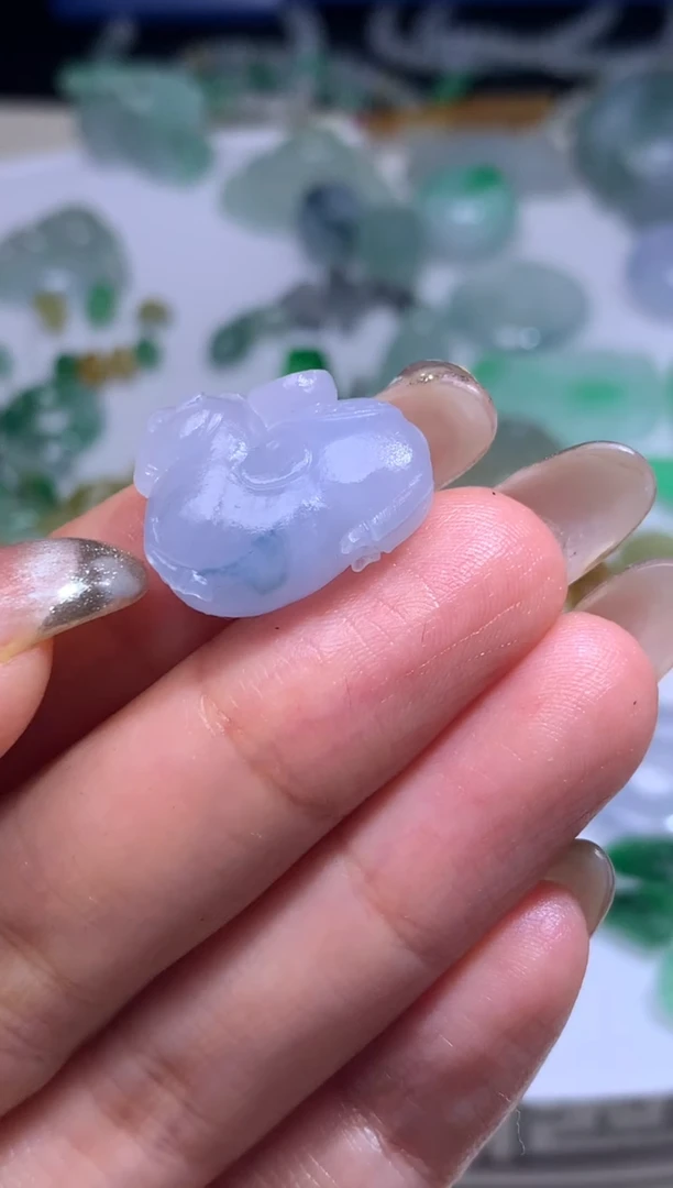 未镶嵌定制翡翠毛货