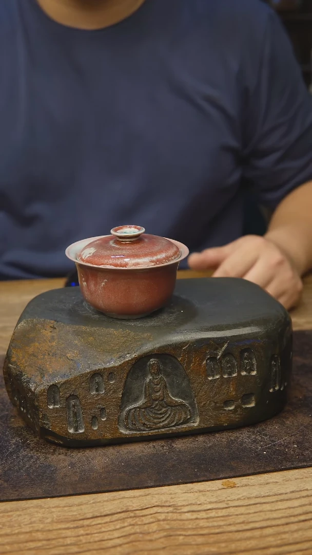 甘石陶艺苏打柴烧407