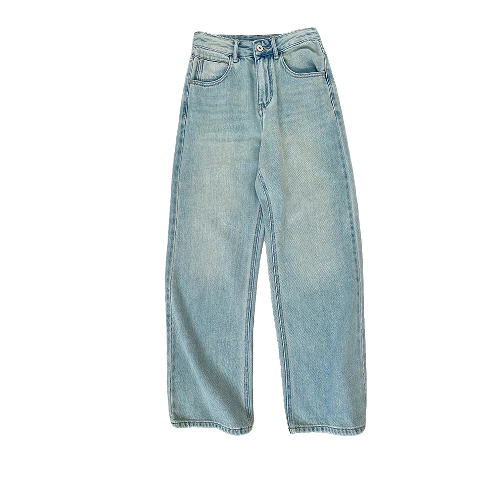 【佳文定制】88913微弹直筒牛仔裤下装