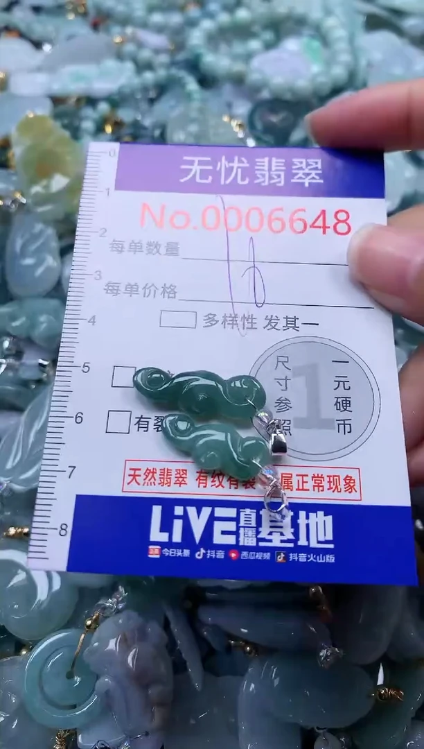 颈饰未镶嵌翡翠6648