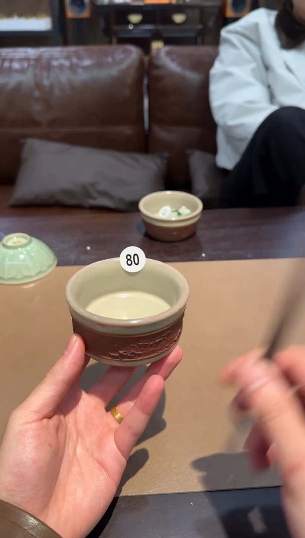 80窑承青瓷恒星杯