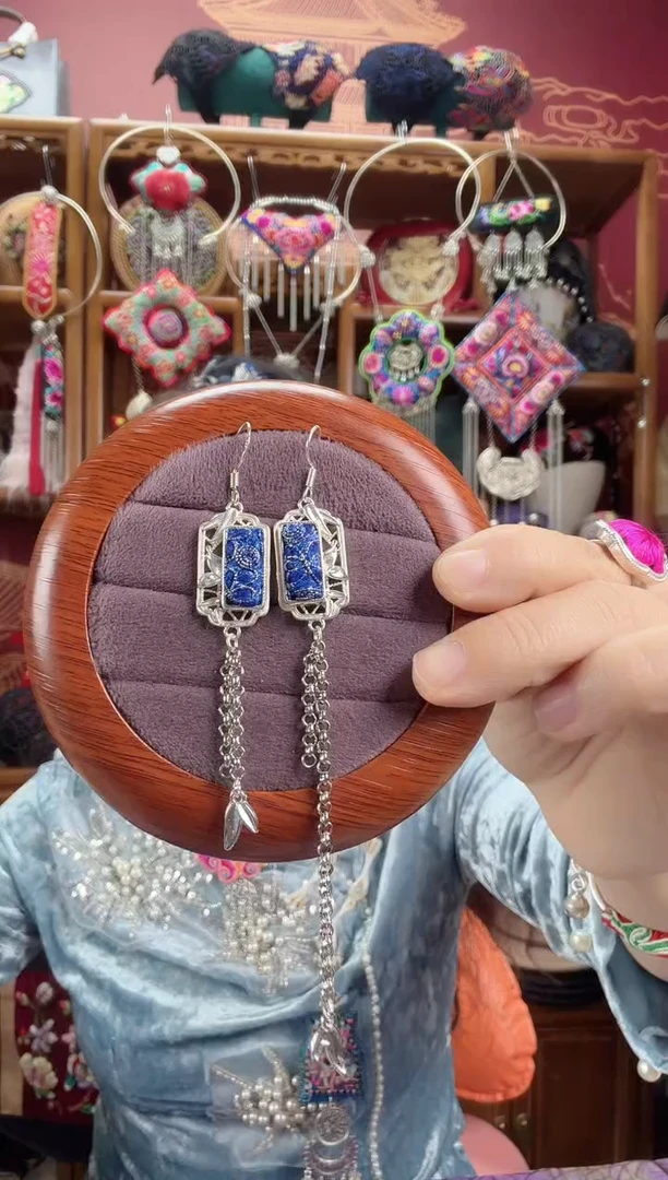 刺绣耳环5甜甜家