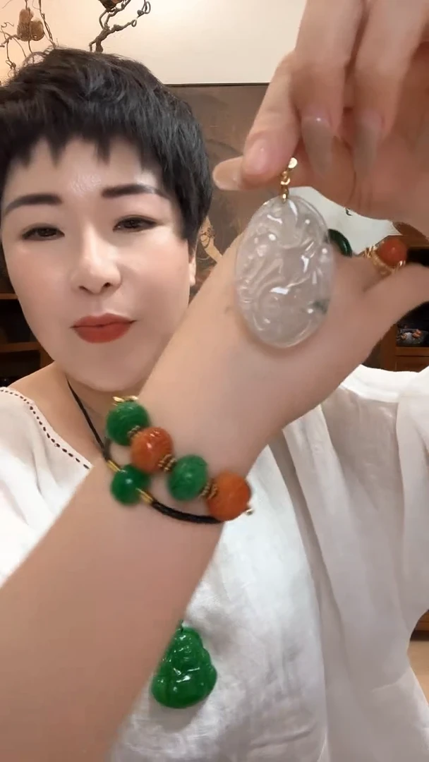吊坠(赠链)合金翡翠091