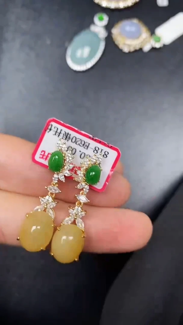 银S925镶嵌戒指翡翠1530