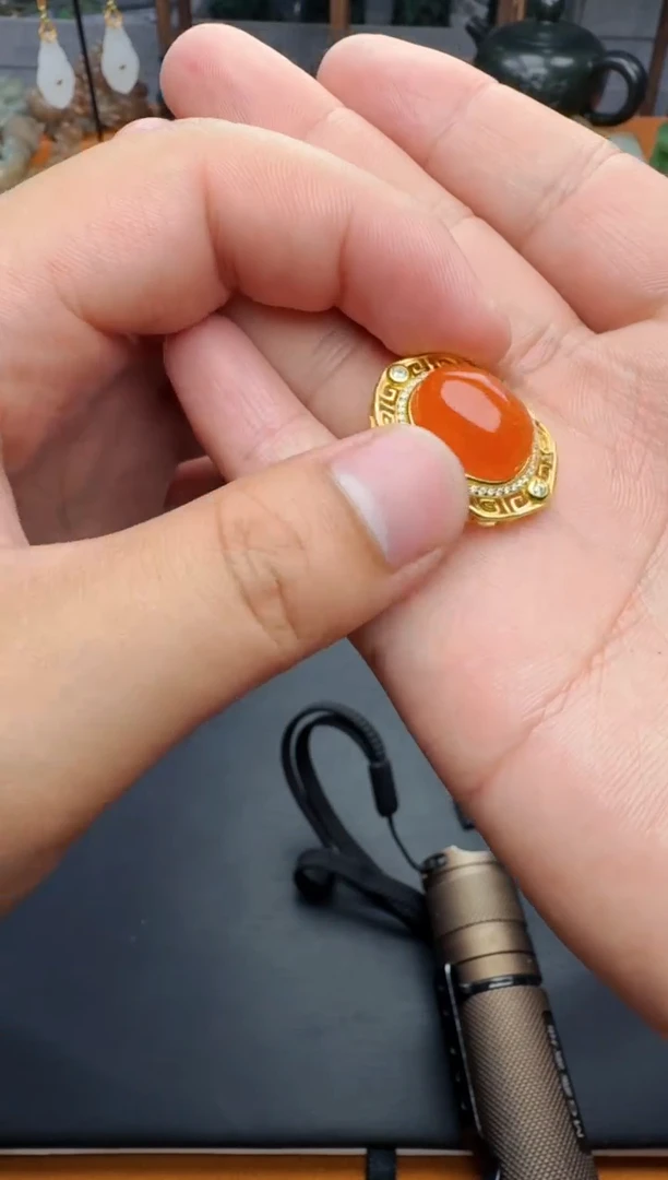 南红玛瑙颈饰未镶嵌01