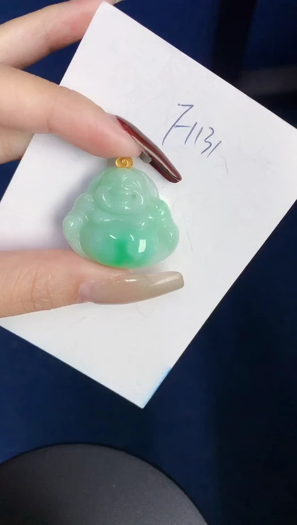 【闪购商品】翡翠颈饰18K金镶嵌000000000