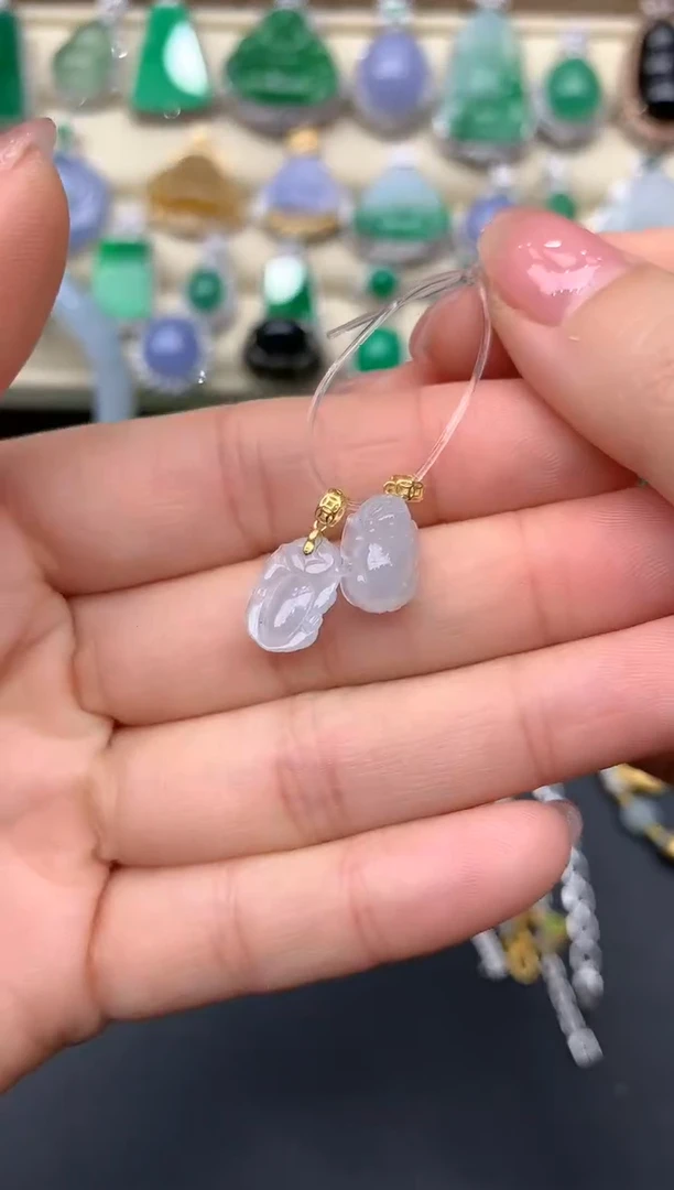 【闪购商品】翡翠颈饰18K金镶嵌95-中国好珍宝