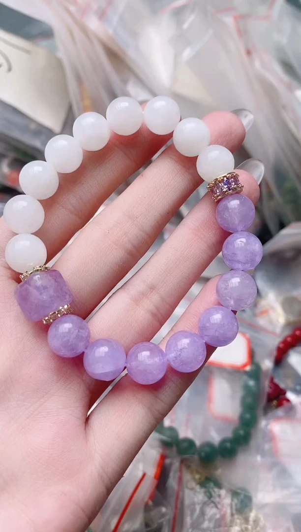 水晶手链未镶嵌多样性发拍一发一