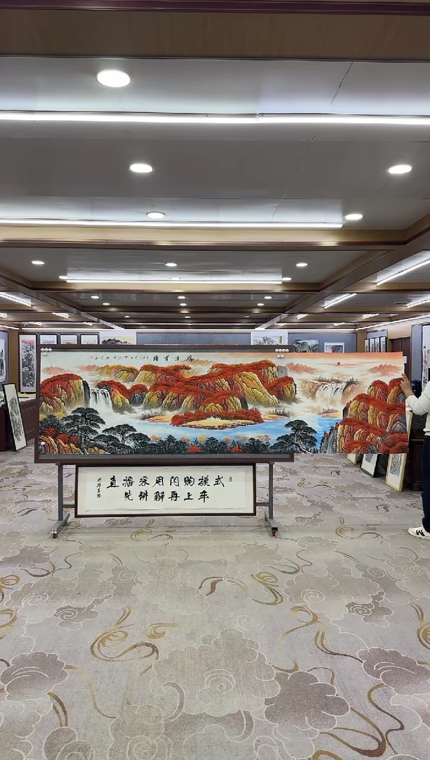 【闪购商品】绘画1刘雪红-小丈二-山水国画