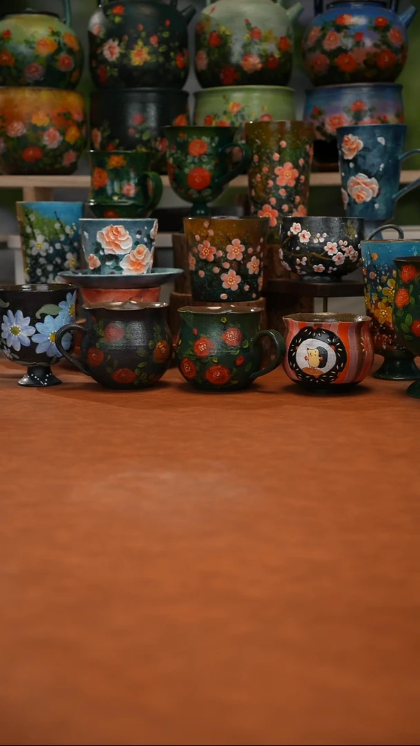 陶瓷油画釉下彩手绘