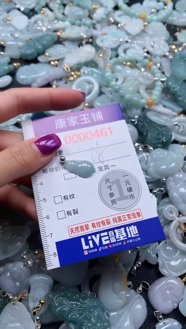颈饰未镶嵌翡翠461